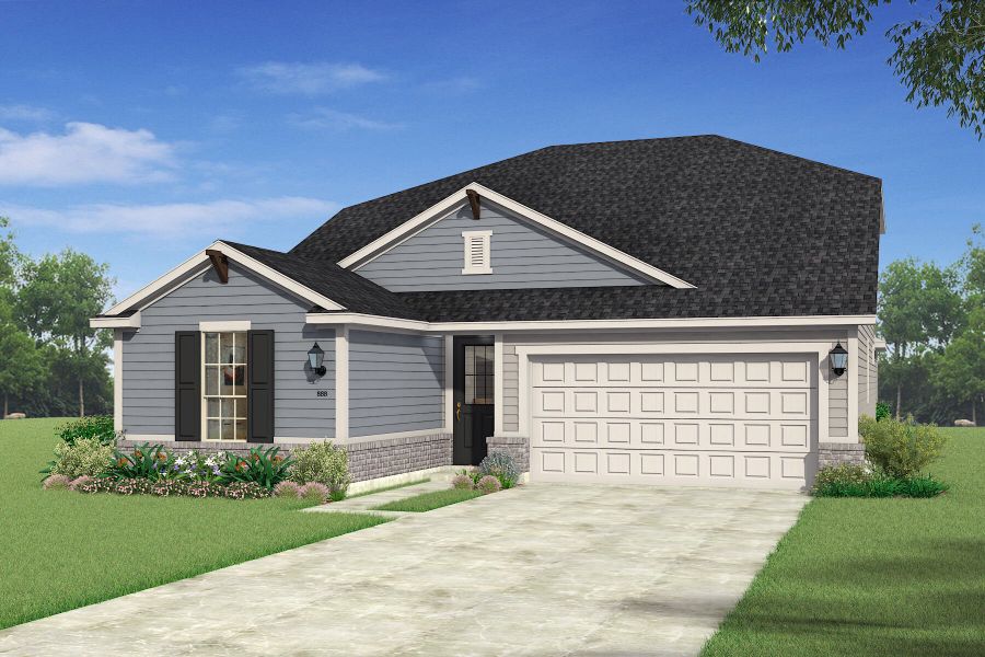 The Elinor: Bed 4 - Traditional 1 Elevation