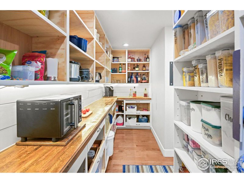 Truly custom pantry that is a must see!