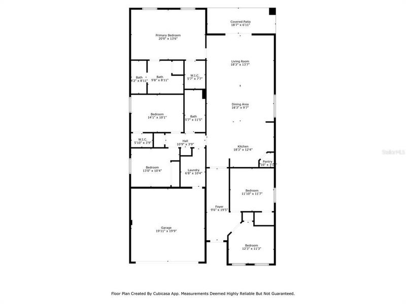 2D floor plan layout of this home in Sorrento Pines, Sorrento, FL (Image 5). 2D floor plan layout of this home in Sorrento Pines, Sorrento, FL (Image 5).