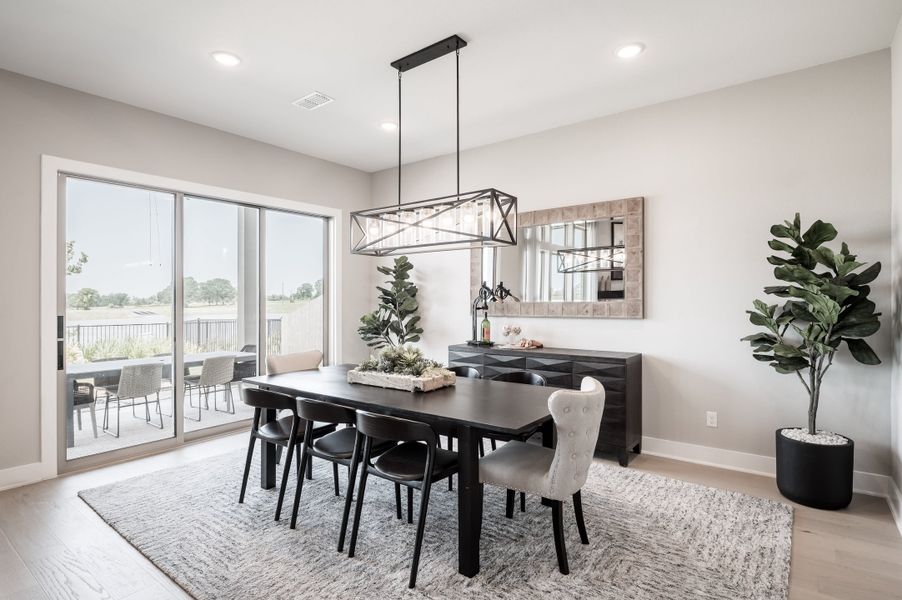 Representative furnished interior of a home built from the Fulbright by Tri Pointe Homes in Vale Collection At Evergrove, Richmond (Image 21).
