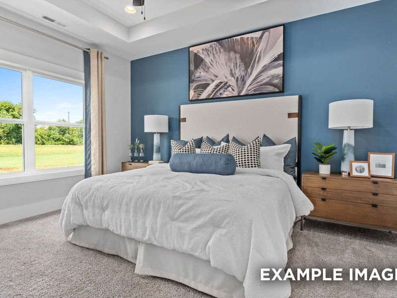 Representative furnished interior of a home built from the The Franklin C by Davidson Homes LLC in Retreat at North Main, Lillington (Image 18).