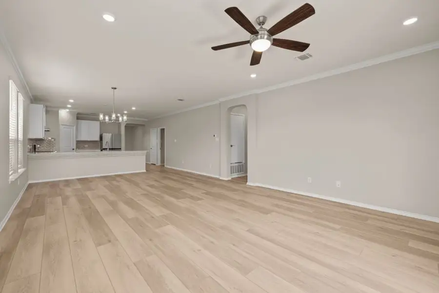 Spacious, unfurnished interior of a new home in Hidden Trails, Belton (Image 17). Spacious, unfurnished interior of a new home in Hidden Trails, Belton (Image 17).