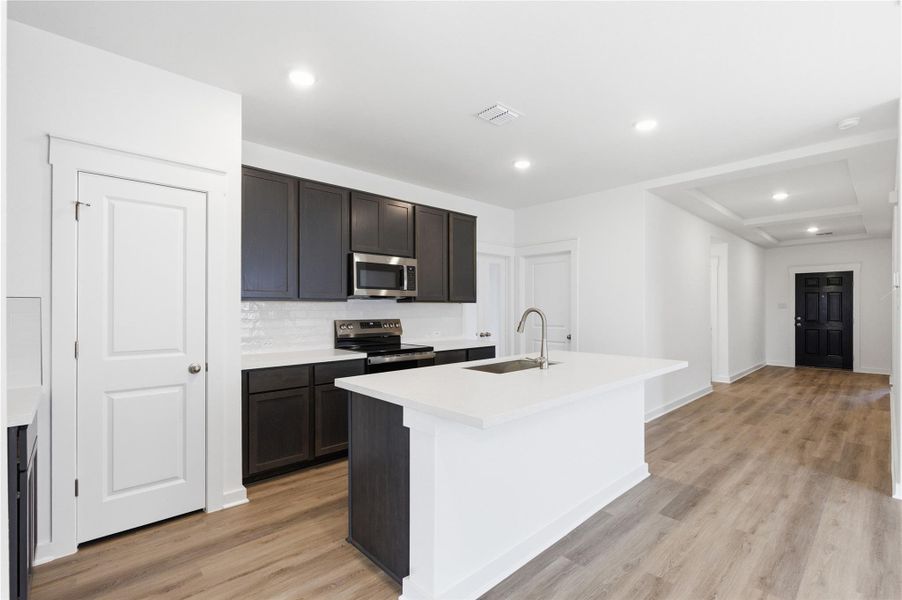 Furnished interior view inside a new home in Calumet, Jarrell (Image 9).