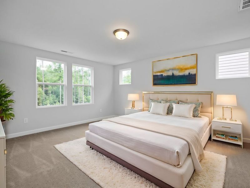 Furnished interior view inside a new home in Lake Park Villas, Wylie (Image 8). Furnished interior view inside a new home in Lake Park Villas, Wylie (Image 8).
