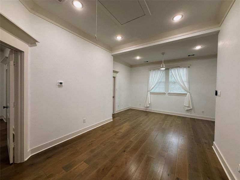 Secondary bedrooms located off upstairs living space