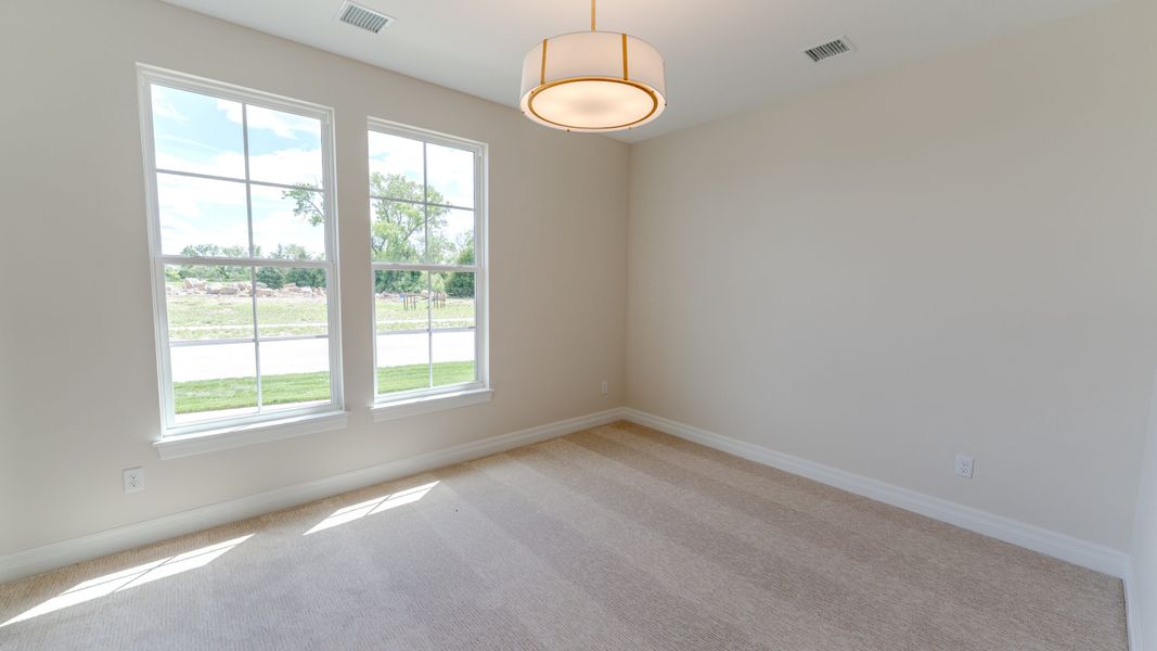 Spacious, unfurnished interior of a new home in The Courtyards at The Moorings, Wichita (Image 11). Spacious, unfurnished interior of a new home in The Courtyards at The Moorings, Wichita (Image 11).