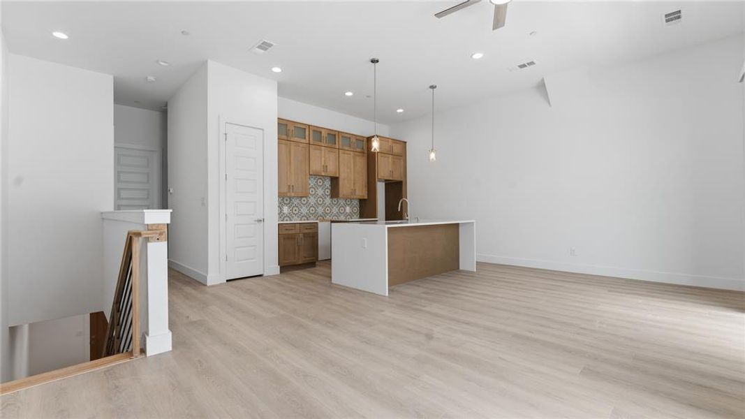Furnished interior view inside a new home in , Dallas (Image 7). Furnished interior view inside a new home in , Dallas (Image 7).