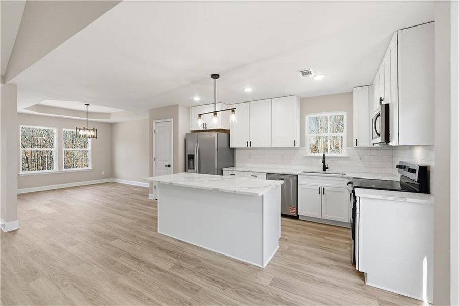 Furnished interior view inside a new home in , Gainesville (Image 6).