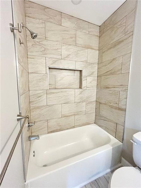 Furnished interior view inside a new home in , Atlanta (Image 9).