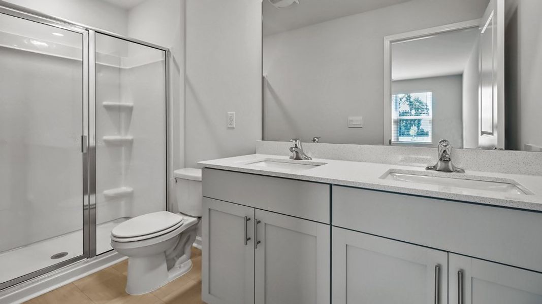Furnished interior view inside a new home in Clock Road Townhomes, New Bern (Image 8).