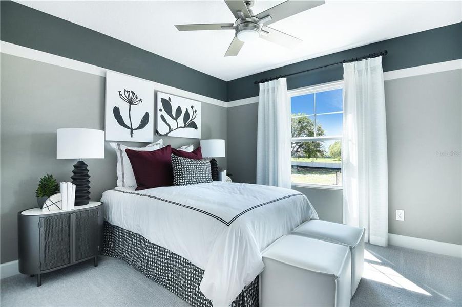 Furnished interior view inside a new home in Seaport Village, Tavares (Image 17). Furnished interior view inside a new home in Seaport Village, Tavares (Image 17).