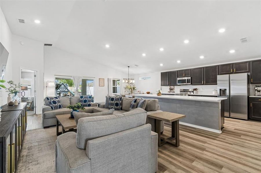 Furnished interior view inside a new home in , Zephyrhills (Image 43).