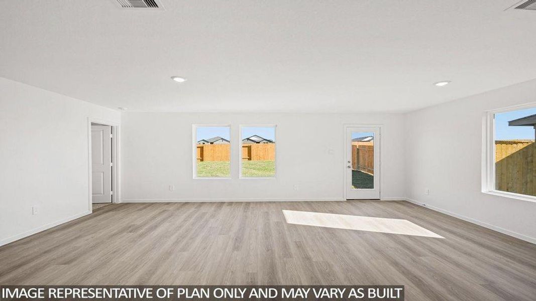 Spacious, unfurnished interior of a new home in New Waverly Station, New Waverly (Image 13).