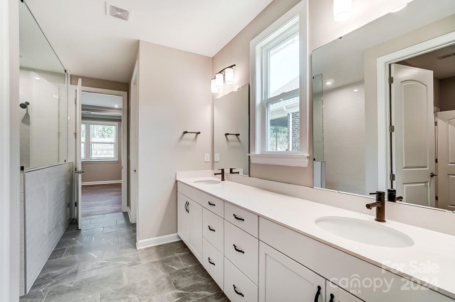 Primary Bathroom with Double Sinks-Similar to Subject Property