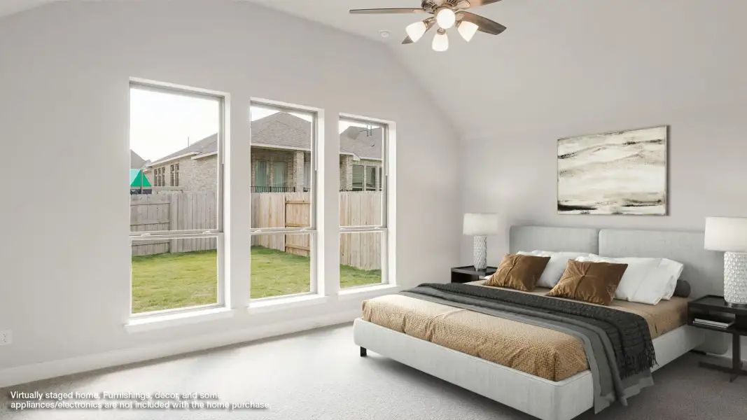 Furnished interior view inside a new home in Sweetgrass, Haslet (Image 7).