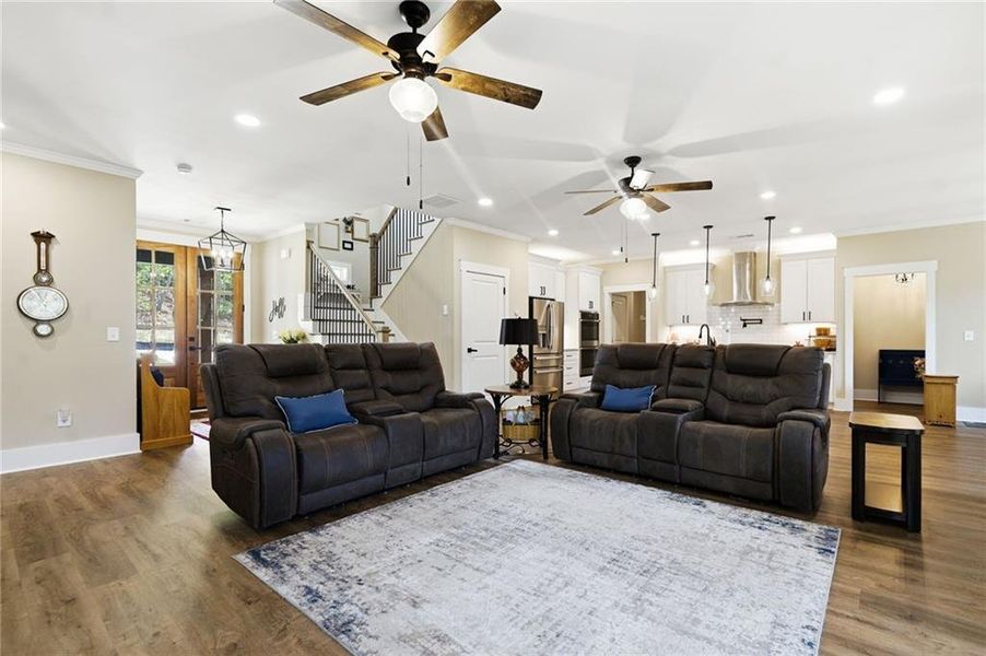Furnished interior view inside a new home in , Canton (Image 15).