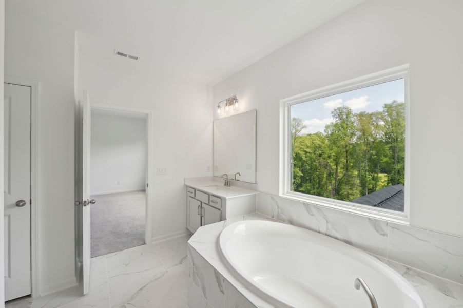 Representative furnished interior of a home built from the Jordan by Ashton Woods in Crescent Mills, Wilson's Mills (Image 8).