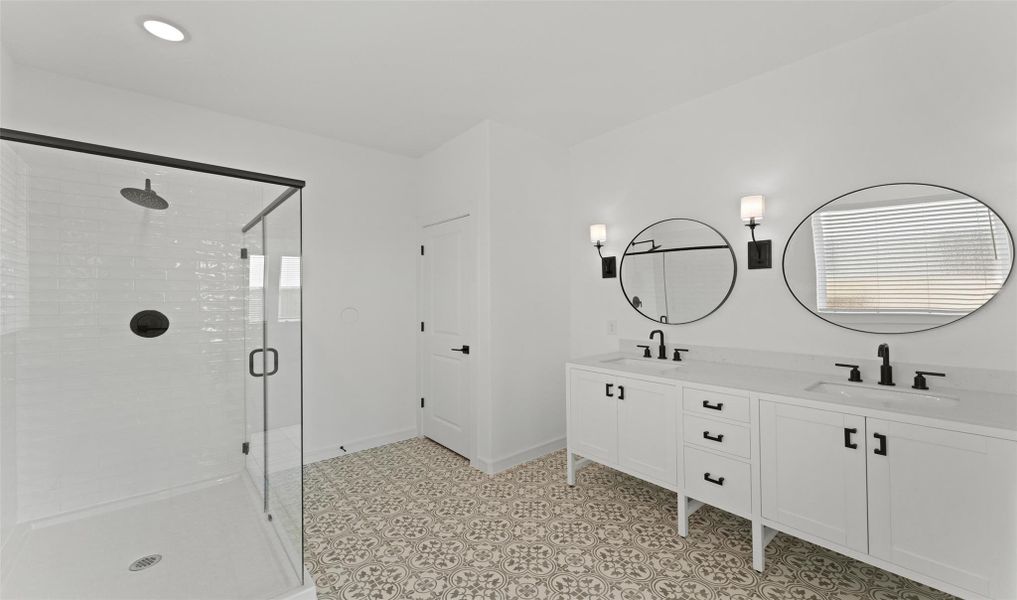 Spa-like primary bath (*Photo not of actual home and used for illustration purposes only.) Spa-like primary bath (*Photo not of actual home and used for illustration purposes only.)