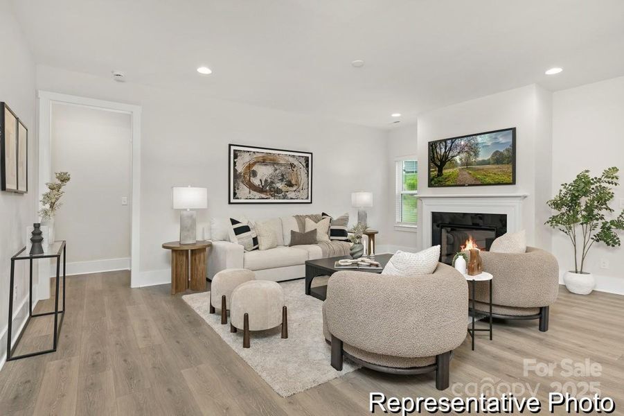 Furnished interior view inside a new home in Lowell Woods, Lowell (Image 4). Furnished interior view inside a new home in Lowell Woods, Lowell (Image 4).