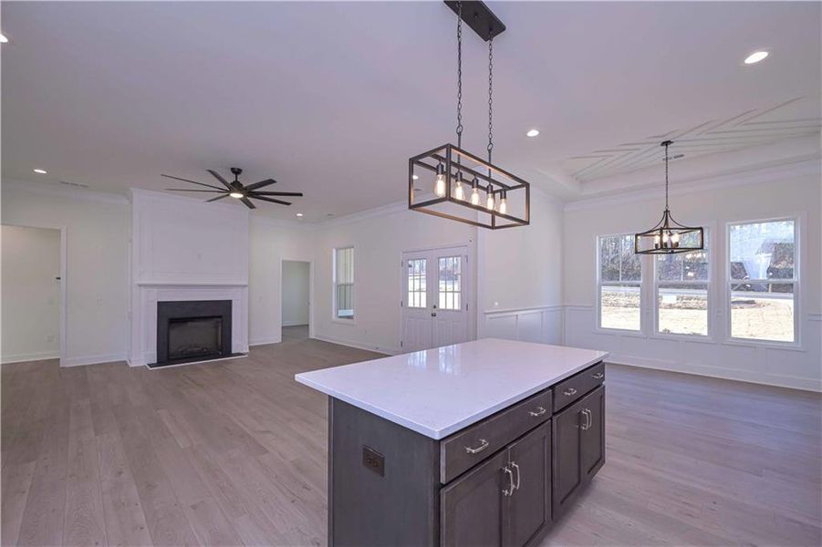 Furnished interior view inside a new home in , Buchanan (Image 7).