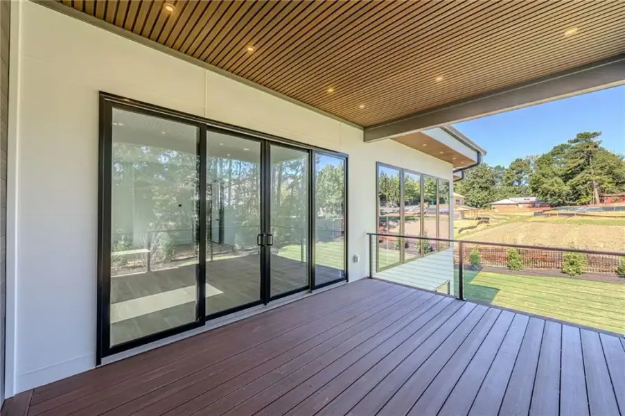 Exterior details and patio area of a home in , Smyrna (Image 44).