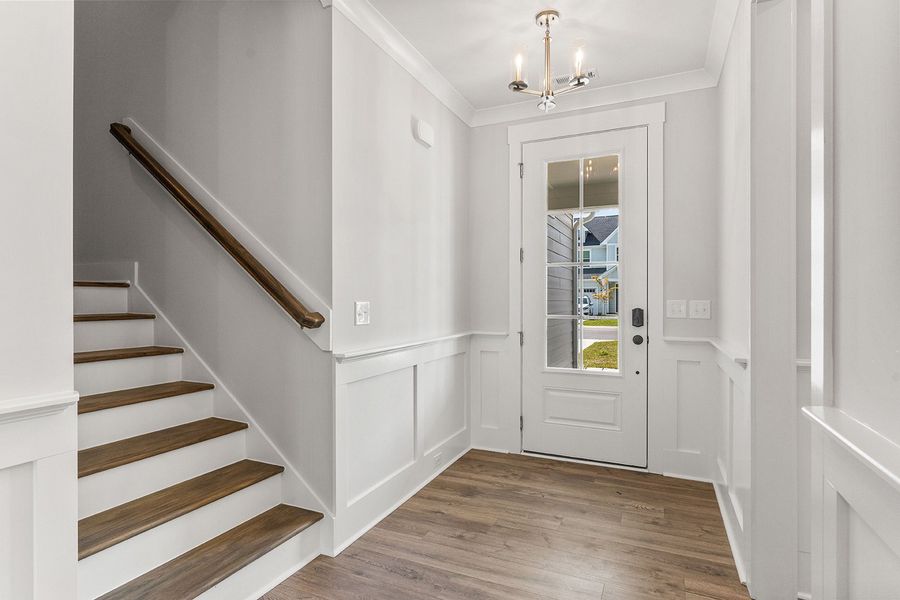 Representative unfurnished interior of a home built from the The Chandler by RobuckHomes in Windwater, Hampstead (Image 18).