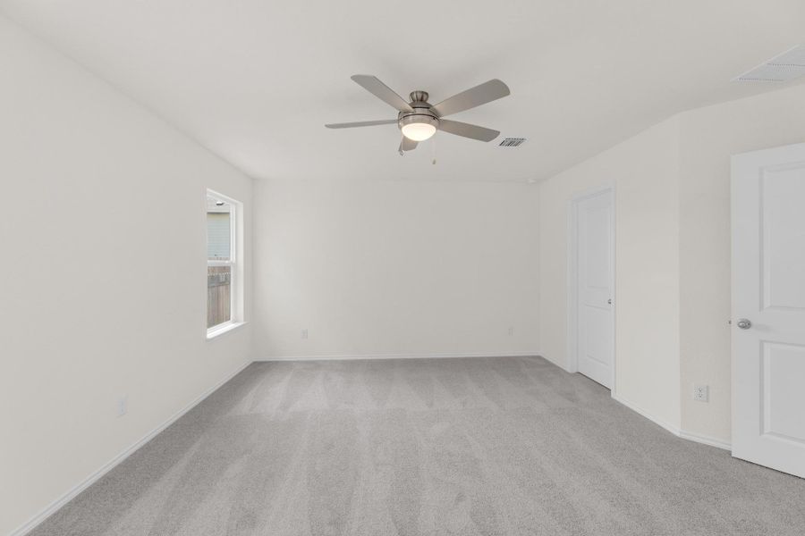 Spacious, unfurnished interior of a new home in Sonterra - Cool Water, Jarrell (Image 24).