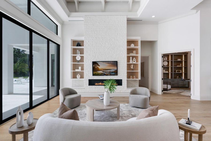 Furnished interior view inside a new home in , Palm Beach Gardens (Image 15).