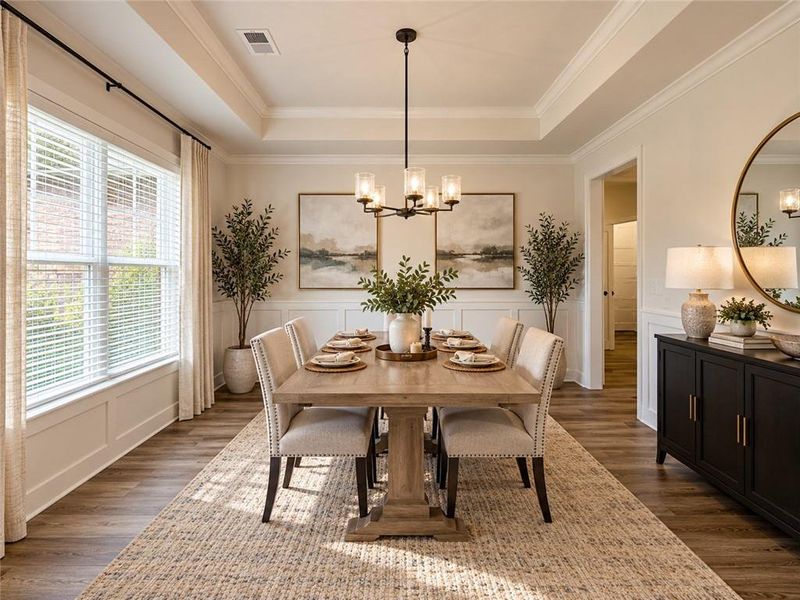 Furnished interior view inside a new home in Tuscany Hills, Douglasville (Image 7).