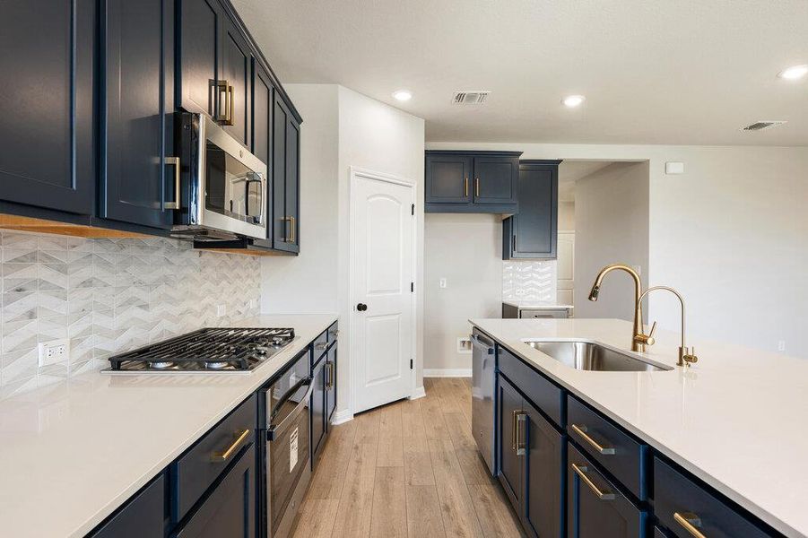 Furnished interior view inside a new home in Berry Creek Highlands, Georgetown (Image 10). Furnished interior view inside a new home in Berry Creek Highlands, Georgetown (Image 10).