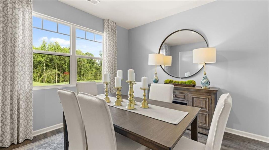 Furnished interior view inside a new home in Jackson Landing, Jefferson (Image 8). Furnished interior view inside a new home in Jackson Landing, Jefferson (Image 8).