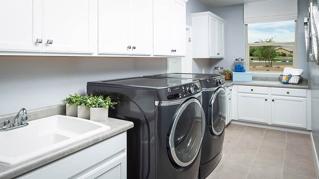 Representative furnished interior of a home built from the Dolce by Taylor Morrison in CantaMia at Estrella 55+, Goodyear (Image 4). Representative furnished interior of a home built from the Dolce by Taylor Morrison in CantaMia at Estrella 55+, Goodyear (Image 4).