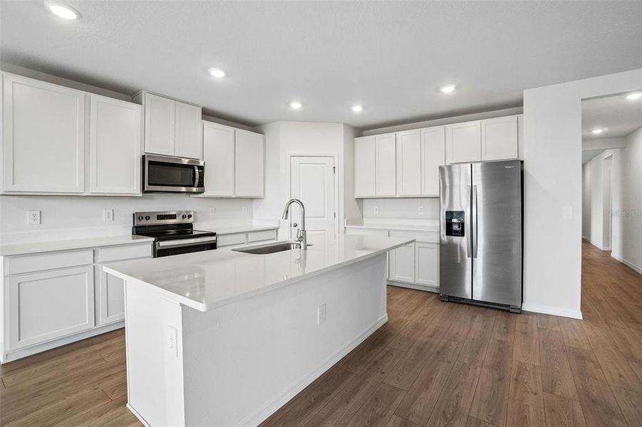 Furnished interior view inside a new home in Pine Ridge Meadows, Hudson (Image 7).
