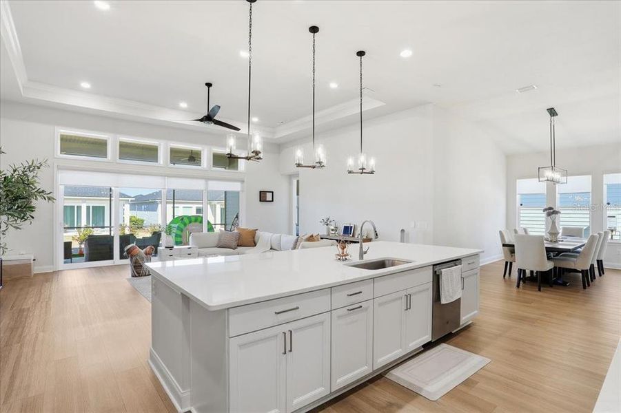 Furnished interior view inside a new home in Oakmont, Gainesville (Image 16). Furnished interior view inside a new home in Oakmont, Gainesville (Image 16).