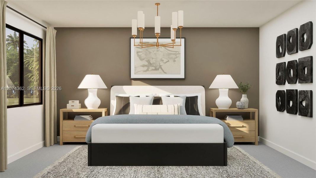 Furnished interior view inside a new home in Solterra, Sunrise (Image 16).