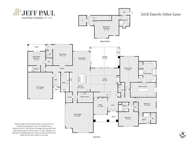 Floor plan showing the home’s layout and room flow.