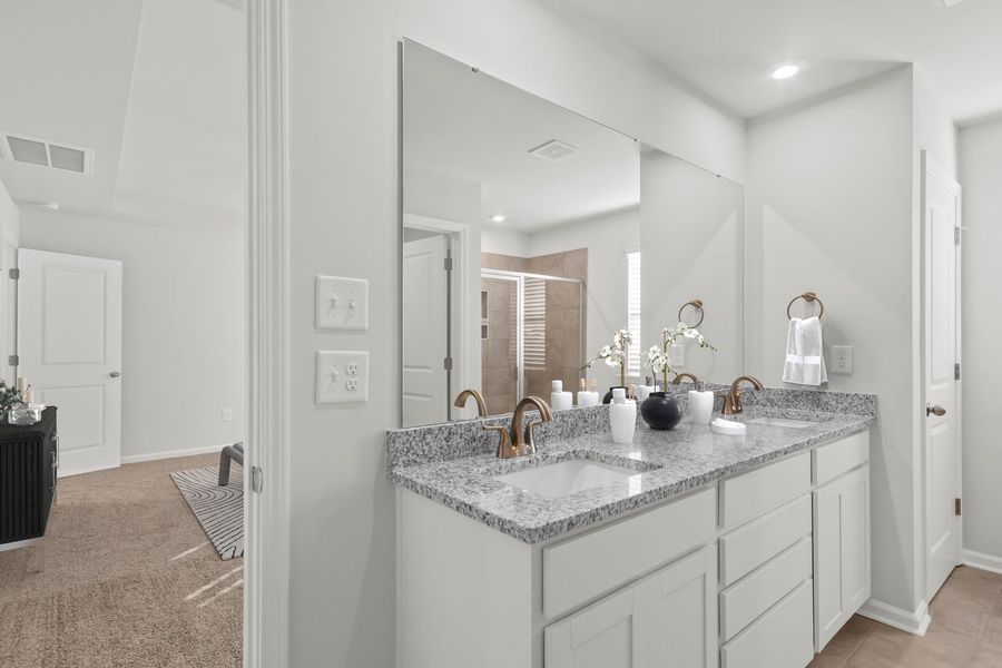 Furnished interior view inside a new home in Crown Pointe, Simpsonville (Image 7).