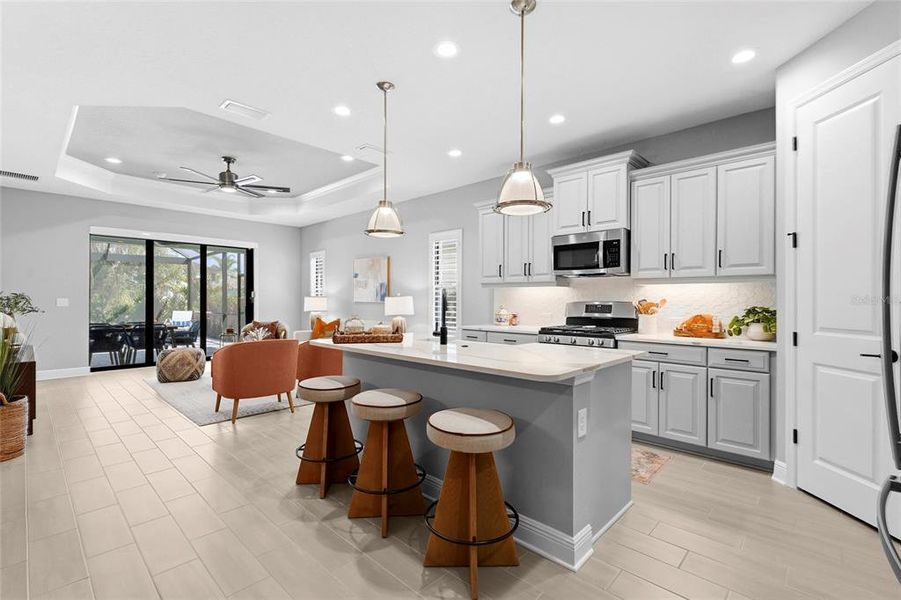 Furnished interior view inside a new home in , Sarasota (Image 7).