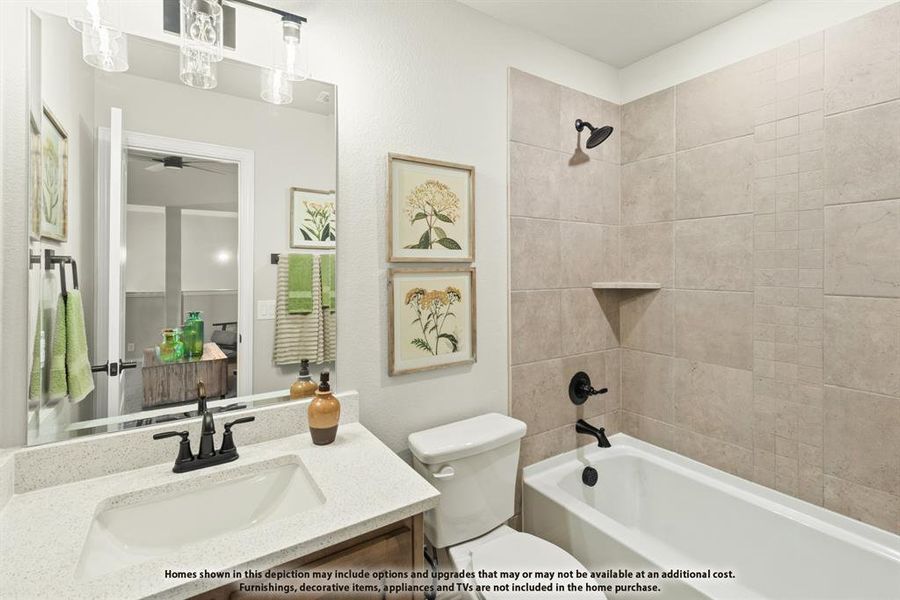 Furnished interior view inside a new home in Sunset Ridge, Alvarado (Image 18). Furnished interior view inside a new home in Sunset Ridge, Alvarado (Image 18).