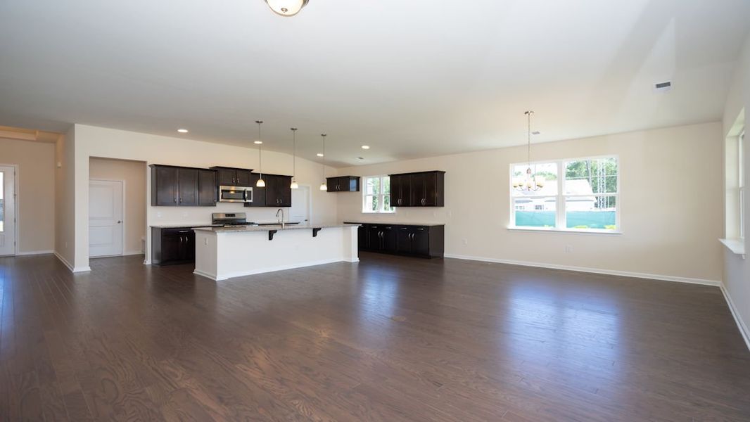 Representative unfurnished interior of a home built from the EATON by D.R. Horton in Waterbridge, Myrtle Beach (Image 29).