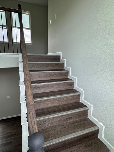 Staircase going upstairs