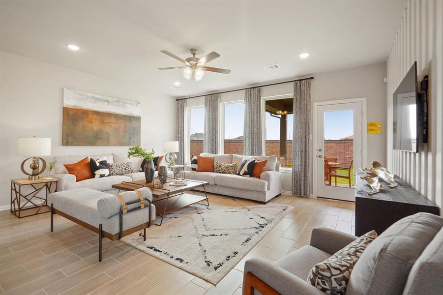 Furnished interior view inside a new home in Devonshire, Forney (Image 12). Furnished interior view inside a new home in Devonshire, Forney (Image 12).