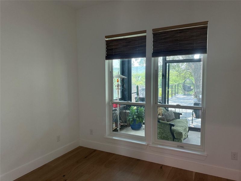 1 of 2 bedrooms on one side of home