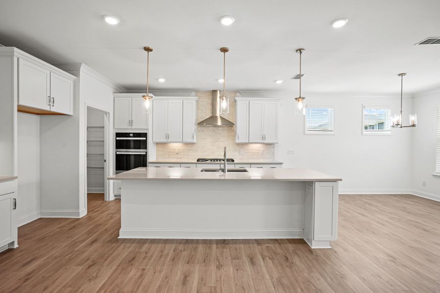 Furnished interior view inside a new home in Carolina Riverside, Belmont (Image 10).