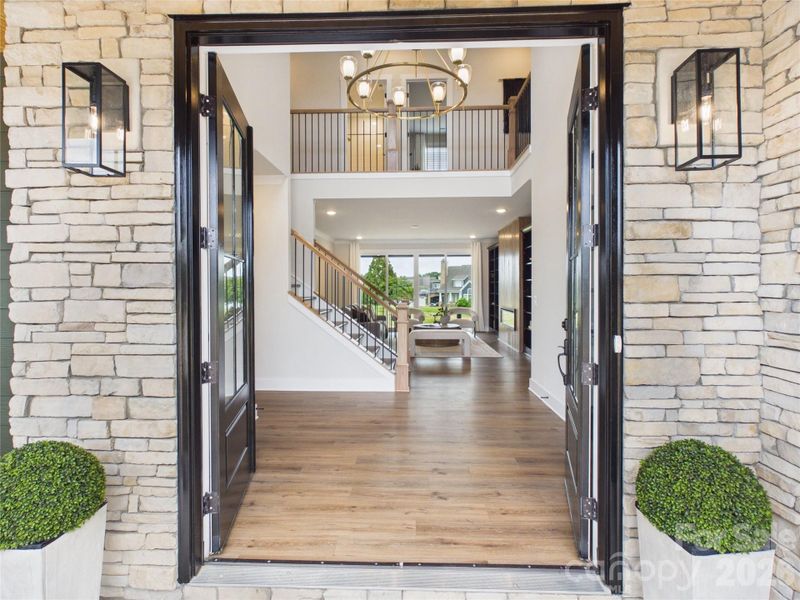 Exterior details and patio area of a home in , Mooresville (Image 4).