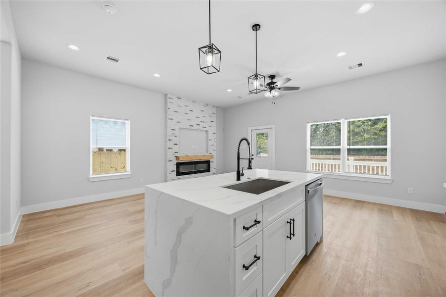 Furnished interior view inside a new home in , Houston (Image 5).