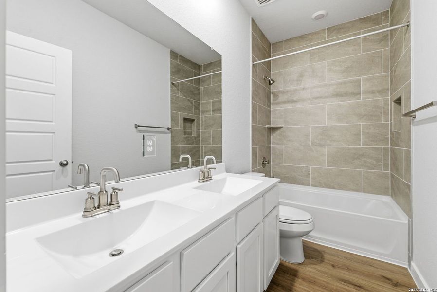 Furnished interior view inside a new home in Highland Ridge, San Antonio (Image 8).