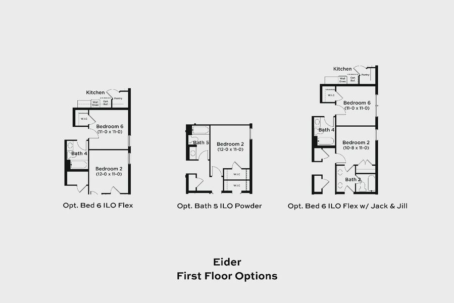 2D floor plan layout of this home in Eagles Cove at Mirada, San Antonio, FL (Image 6).