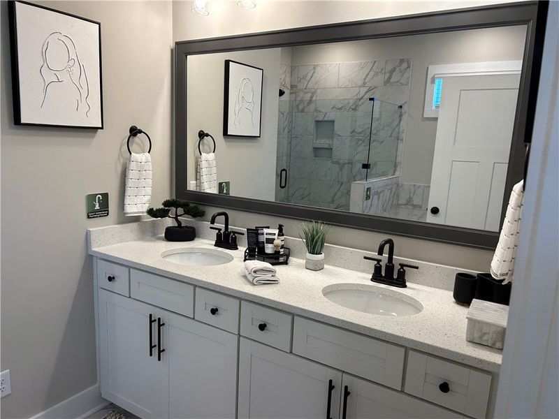 Furnished interior view inside a new home in Edwards Ridge, Central (Image 17).