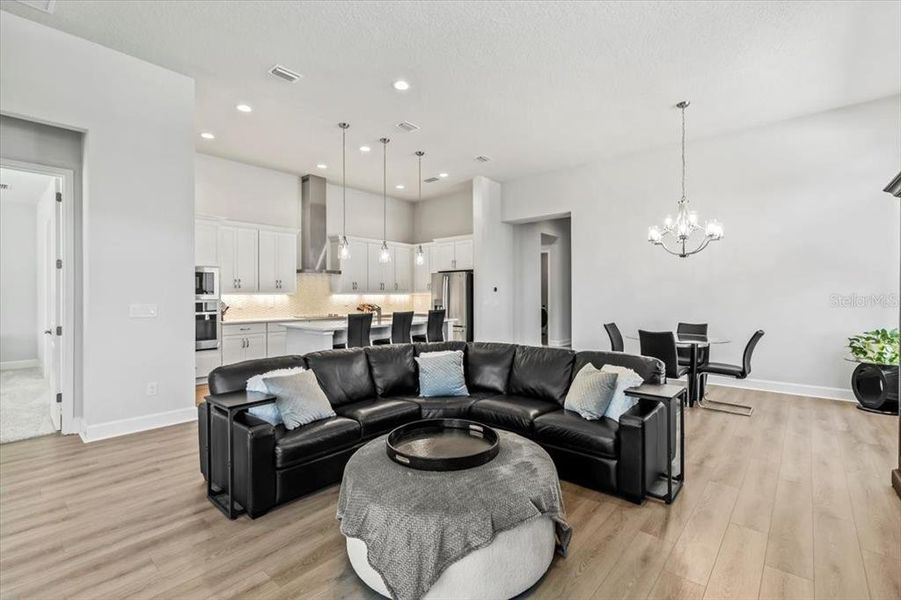 Furnished interior view inside a new home in Woodhaven, Port Orange (Image 38). Furnished interior view inside a new home in Woodhaven, Port Orange (Image 38).